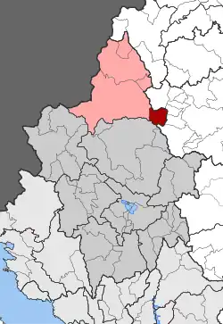 Location within the regional unit
