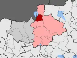 Location within the regional unit