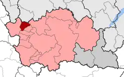 Location within the regional unit