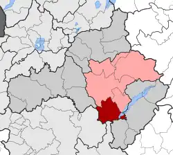 Location within the regional unit