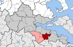 Location within the regional unit