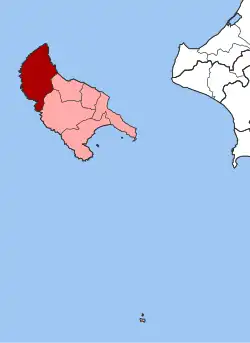 Location within the regional unit