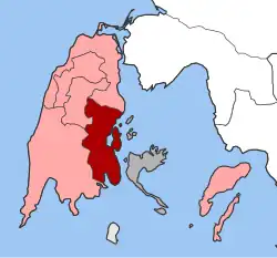 Location within the regional unit