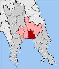 Location within the regional unit