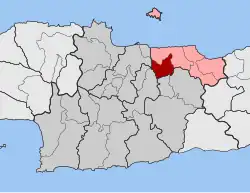 Location within the regional unit