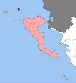 Location within the regional unit