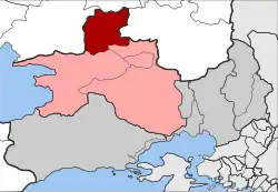Location within the regional unit