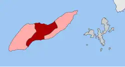 Location within the regional unit