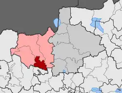 Location within the regional unit