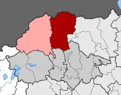 Location within the regional unit