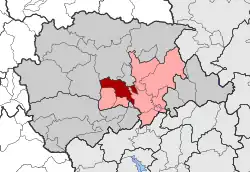 Location within the regional unit