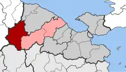 Location within the regional unit