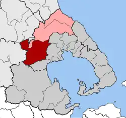 Location within the regional unit