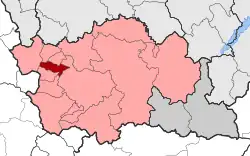 Location within the regional unit