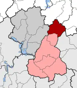 Location within the regional unit