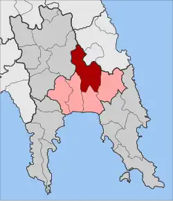 Location within the regional unit