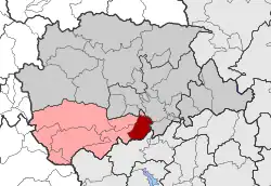 Location within the regional unit