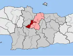 Location within the regional unit