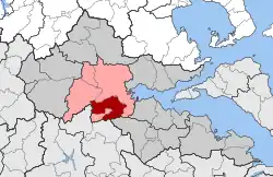 Location within the regional unit