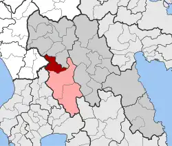 Location within the regional unit