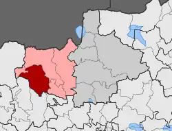 Location within the regional unit