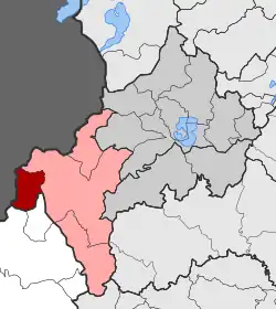 Location within the regional unit
