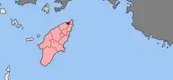 Location within Rhodes