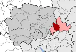 Location within the regional unit