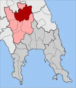 Location within the regional unit