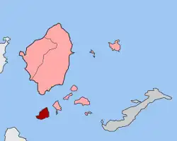 Location within the regional unit