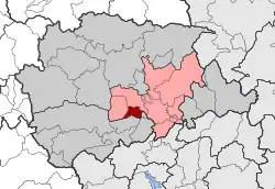 Location within the regional unit