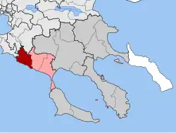 Location within the regional unit