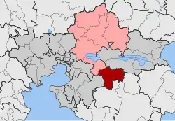 Location within the regional unit