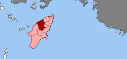 Location within Rhodes