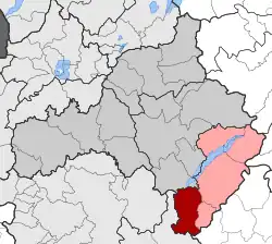 Location within the regional unit
