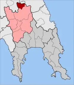 Location within the regional unit