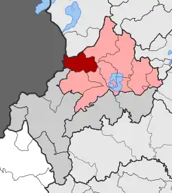 Location within the regional unit
