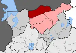 Location within the regional unit