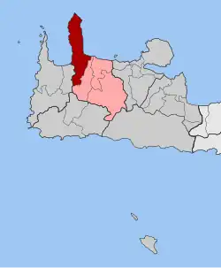 Location within the regional unit