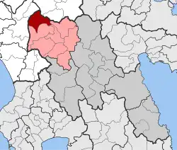 Location within the regional unit