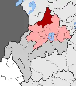 Location within the regional unit