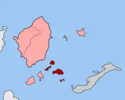 Location within the regional unit