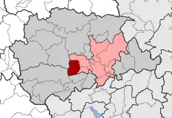 Location within the regional unit