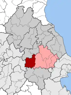 Location within the regional unit