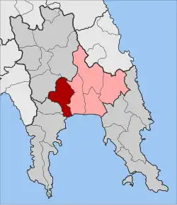 Location within the regional unit
