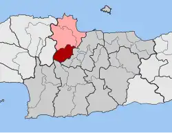 Location within the regional unit