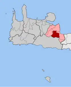 Location within the regional unit