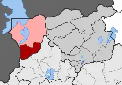 Location within the regional unit