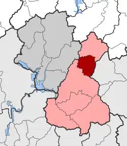 Location within the regional unit