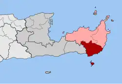 Location within the regional unit